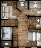 Cabin retreat layout